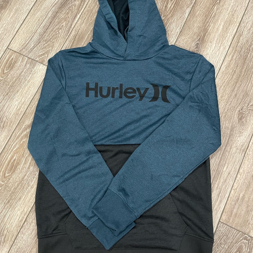Dark teal/charcoal grey Hurley hoodie in almost new condition